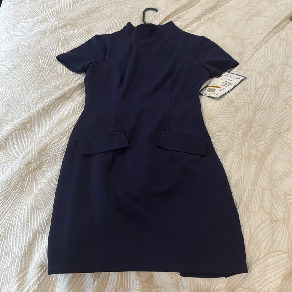 Brand New Elegant Navy Blue Dress, NWT